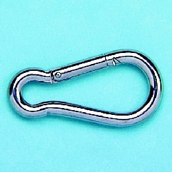 Stainless Steel Snap Hook,3Pcs Snap Hook Stainless Clip Spring Snap Hook  Safety Rope Snap Hook Luxury Finish